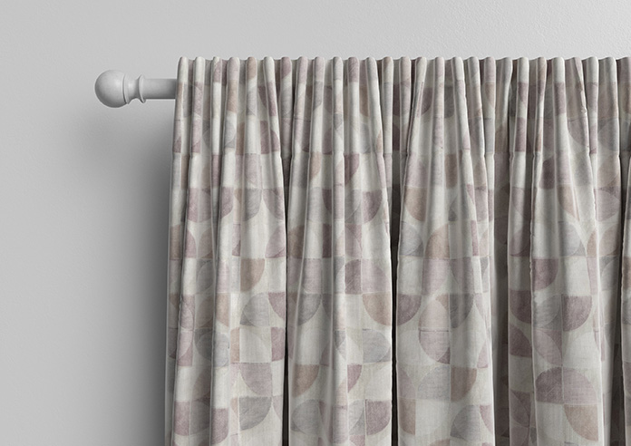 Mosaic Tile, Very Berry - Made to Measure Curtains - Image 10